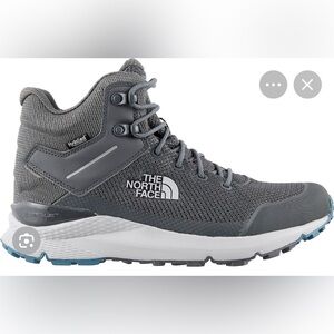 The North Face Women's Vals Mid Waterproof Hiking Show Size 11 Grey